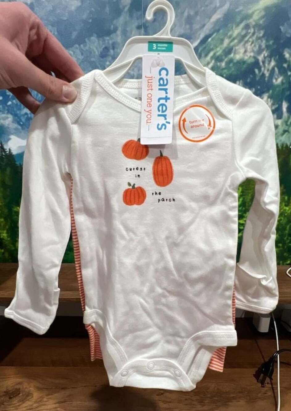 Carter's Just One You 'Cutest in the Patch' Pumpkin Bodysuit and Pants Set